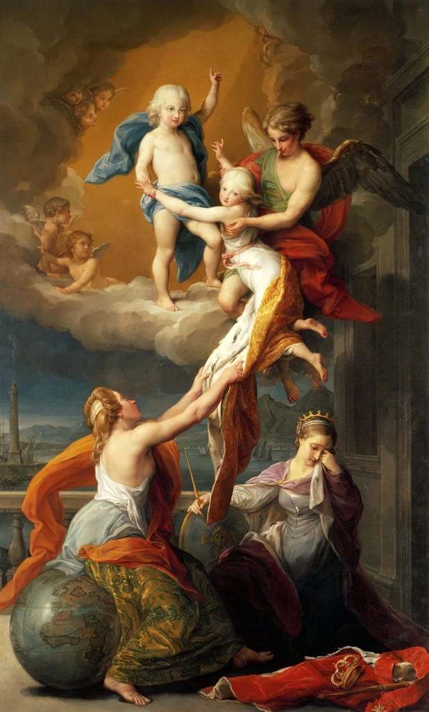 Allegoria per la morte dei due figli di Ferdinando IV - Reggia di Caserta